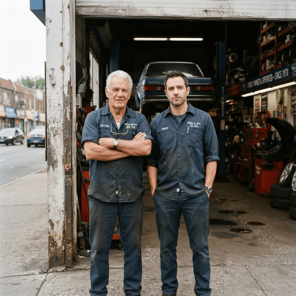 The Pelletier family's New Bedford auto shop